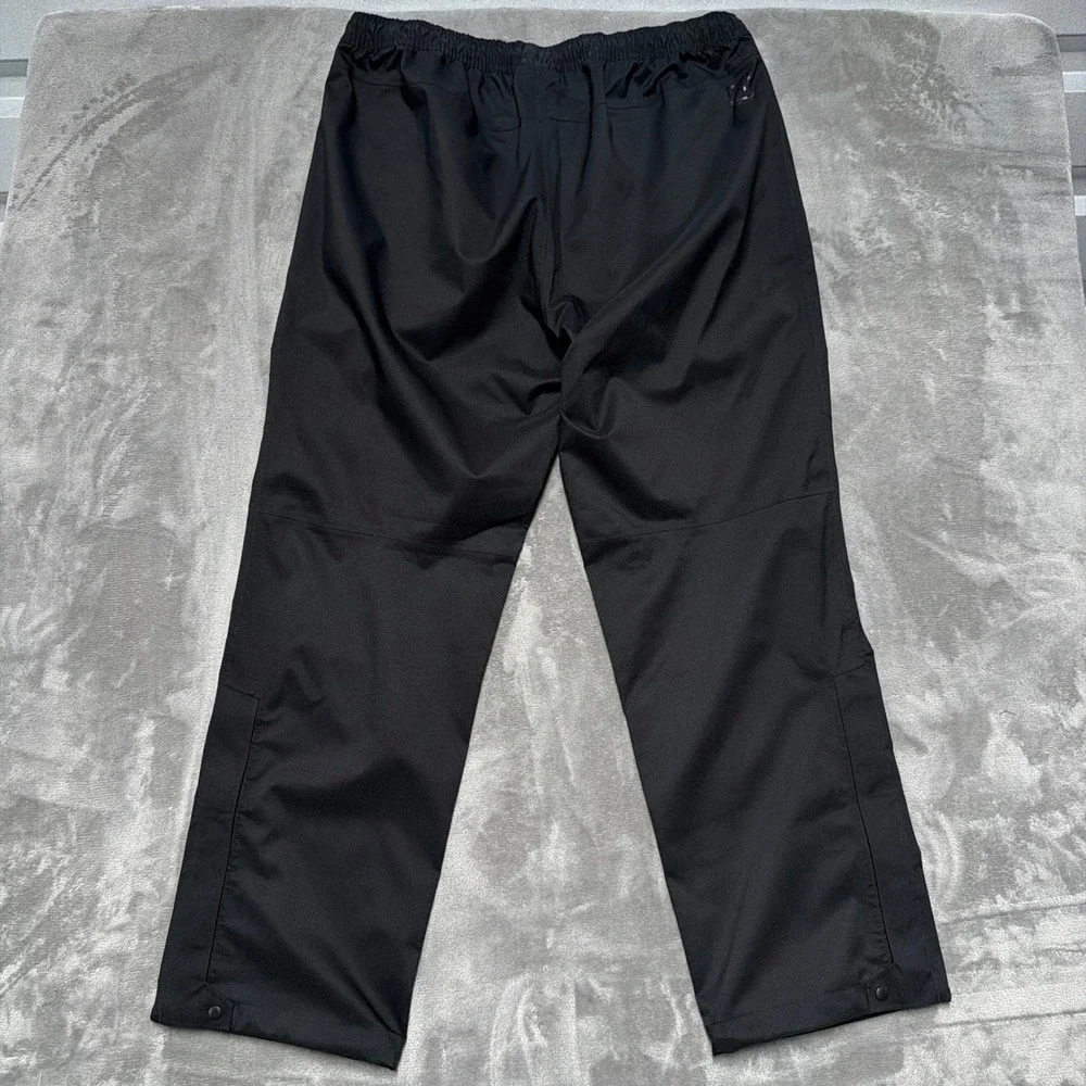 REI‎ E1 Elements Rain Pants Mens XL 30L Black Waterproof Hiking Outdoor Trail